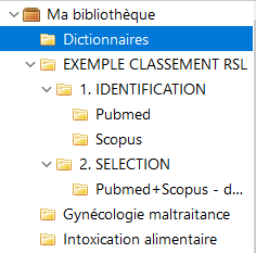 Modèle de collections et sous-collections