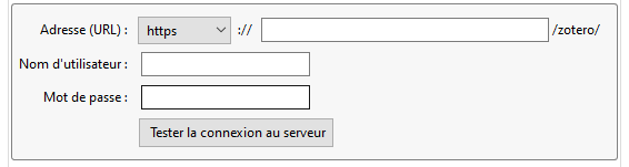 Montre où paramétrer la synchronisation des fichiers joints en utilisant un stockage WebDAV